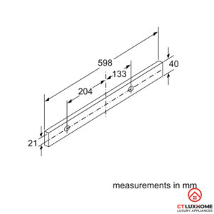 MÁY HÚT MÙI ÂM TỦ BOSCH DFL064W53B SERIE 2 NGANG 60CM - 28