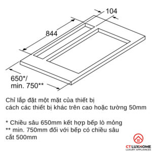 MÁY HÚT MÙI ÂM BÀN BOSCH DDD97BM60B SERIE 8 NGANG 90CM - 43 MÁY HÚT MÙI ÂM BÀN BOSCH DDD97BM60B SERIE 8 NGANG 90CM - 42