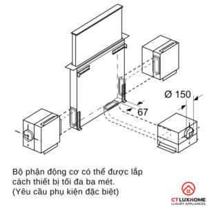 MÁY HÚT MÙI ÂM BÀN BOSCH DDD97BM60B SERIE 8 NGANG 90CM - 39 MÁY HÚT MÙI ÂM BÀN BOSCH DDD97BM60B SERIE 8 NGANG 90CM - 38