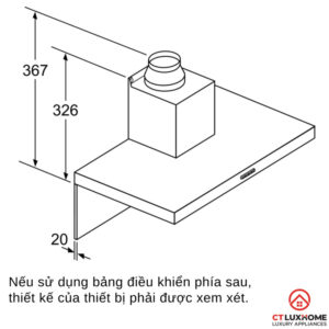 MÁY HÚT MÙI GẮN TƯỜNG BOSCH DWB66DM50B SERIE 4 NGANG 60CM - 21 MÁY HÚT MÙI GẮN TƯỜNG BOSCH DWB66DM50B SERIE 4 NGANG 60CM - 20