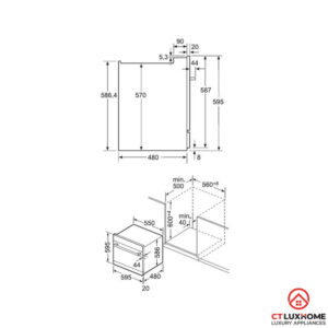 MÁY RỬA BÁT MINI ÂM TỦ BOSCH SCE52M65EU SERIE 6 8 BỘ - 20
