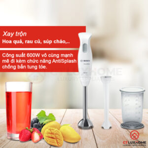 MÁY XAY CẦM TAY BOSCH MSM26130 CLEVERMIXX 600W TRẮNG XÁM - 31 MÁY XAY CẦM TAY BOSCH MSM26130 CLEVERMIXX 600W TRẮNG XÁM - 30