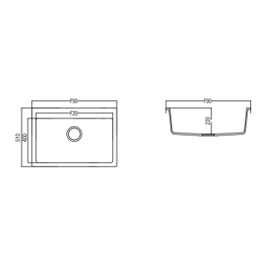 Chậu đá Maadela MDS-A7951W - 7