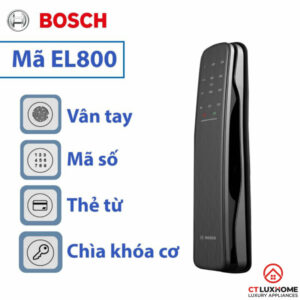 KHÓA ĐIỆN TỬ BOSCH EL800 ELITE SMART LOCK - Màu sắc: Đen nhám - 9 KHÓA ĐIỆN TỬ BOSCH EL800 ELITE SMART LOCK - Màu sắc: Đen nhám - 8