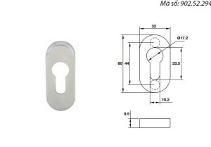 Nắp chụp ruột khoá Häfele 902.52.294