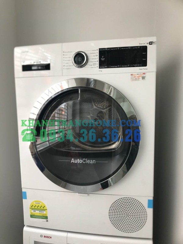 MÁY SẤY BOSCH SERIE 8 WTX87MH0SG HEATPUMP 9KG - 52 MÁY SẤY BOSCH SERIE 8 WTX87MH0SG HEATPUMP 9KG - 51