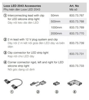 Đèn led dây Hafele 3000K 12V 833.73.121 - 4 Đèn led dây Hafele 3000K 12V 833.73.121 - 3