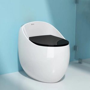 Bồn cầu trứng ENIC E10 lưng bầu - đen