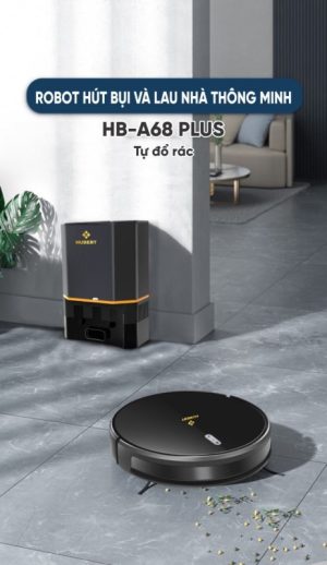ROBOT HÚT BỤI TỰ ĐỔ RÁC HUBERT HB-A68-PLUS - 14