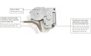 Tay nâng điện nắp đậy màu xám FREE FLAP 1.7 Hafele 372.29.701 - 5 Tay nâng điện nắp đậy màu xám FREE FLAP 1.7 Hafele 372.29.701 - 4