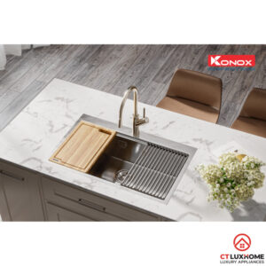 CHẬU RỬA CHÉN BÁT KONOX WORKSTATION TOPMOUNT SINK KN8050TS - 9