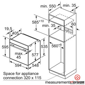 LÒ NƯỚNG ÂM TỦ BOSCH HBG675BB1 SERIE 8 71L NHIỆT PHÂN - 26