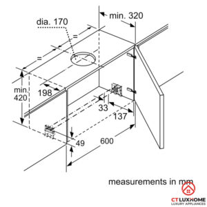 MÁY HÚT MÙI BOSCH DFS067J50B SERIE 8 NGANG 60CM - 19