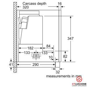 MÁY HÚT MÙI BOSCH DFS067J50B SERIE 8 NGANG 60CM - 25