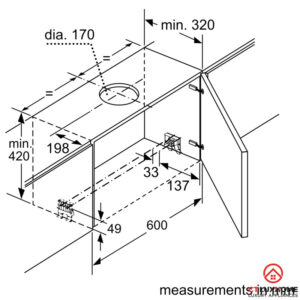 MÁY HÚT MÙI BOSCH DFS097J50B SERIE 8 NGANG 90 CM - 23