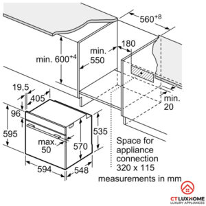 Lò nướng Bosch HBG5575S0A - 18