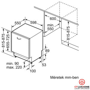 MÁY RỬA BÁT BOSCH ÂM TỦ SMV6ZCX00E SERIE 6 SẤY ZEOLITH - 26 MÁY RỬA BÁT BOSCH ÂM TỦ SMV6ZCX00E SERIE 6 SẤY ZEOLITH - 25