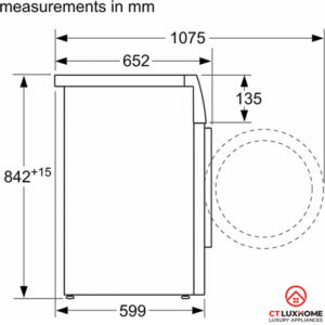 MÁY SẤY BOSCH WQG241000 SERIE 6 SẤY HEATPUMP 9KG - 13 MÁY SẤY BOSCH WQG241000 SERIE 6 SẤY HEATPUMP 9KG - 12