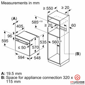Lò nướng Bosch HBG5575S0A - 22
