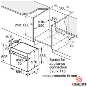 Lò nướng Bosch HBG5575S0A - 24