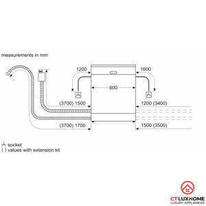 MÁY RỬA BÁT BOSCH ÂM TỦ SERIE 4 SGV4HCX48E 14 BỘ - 28 MÁY RỬA BÁT BOSCH ÂM TỦ SERIE 4 SGV4HCX48E 14 BỘ - 27