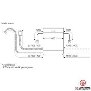 MÁY RỬA BÁT BOSCH ĐỘC LẬP SMS6ZCW00E SERIE 6 SẤY ZEOLITH - 14 MÁY RỬA BÁT BOSCH ĐỘC LẬP SMS6ZCW00E SERIE 6 SẤY ZEOLITH - 13