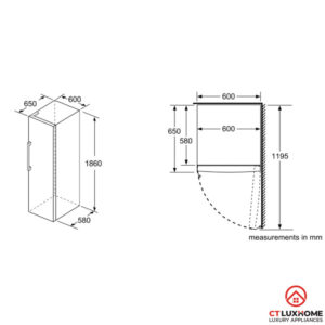 TỦ ĐÔNG CÁNH ĐƠN BOSCH GSN36VI3P SERIE 4 242 LÍT - 18