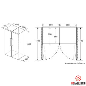 TỦ ĐÔNG CÁNH ĐƠN BOSCH GSN36VI3P SERIE 4 242 LÍT - 14
