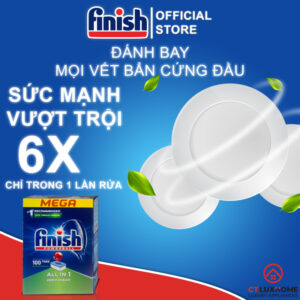 VIÊN RỬA BÁT FINISH ALL IN ONE 100 VIÊN CHÍNH HÃNG - 12 VIÊN RỬA BÁT FINISH ALL IN ONE 100 VIÊN CHÍNH HÃNG - 11