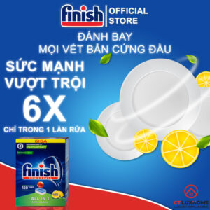 VIÊN RỬA BÁT FINISH ALL IN ONE 120 VIÊN HƯƠNG CHANH CHÍNH HÃNG - 13 VIÊN RỬA BÁT FINISH ALL IN ONE 120 VIÊN HƯƠNG CHANH CHÍNH HÃNG - 12