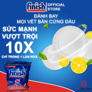VIÊN RỬA CHÉN FINISH ALL IN ONE MAX 48 VIÊN HƯƠNG CHANH CHÍNH HÃNG - 10 VIÊN RỬA CHÉN FINISH ALL IN ONE MAX 48 VIÊN HƯƠNG CHANH CHÍNH HÃNG - 9