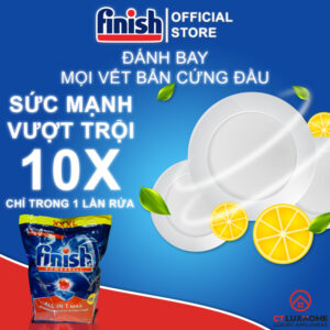 VIÊN RỬA CHÉN BÁT FINISH ALL IN ONE MAX 80 VIÊN HƯƠNG CHANH CHÍNH HÃNG - 10 VIÊN RỬA CHÉN BÁT FINISH ALL IN ONE MAX 80 VIÊN HƯƠNG CHANH CHÍNH HÃNG - 9