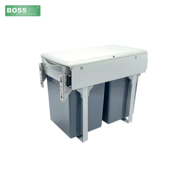 Thùng rác đôi âm tủ gắn cánh BOSSEU BS1300R - 1