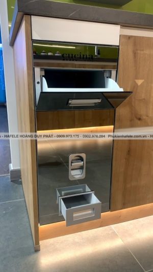 Thùng gạo âm tủ Cucina 300mm 549.32.743 - 9