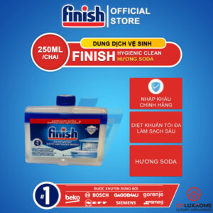 DUNG DỊCH VỆ SINH MÁY RỬA BÁT FINISH SODA 250ML HƯƠNG SODA CHÍNH HÃNG