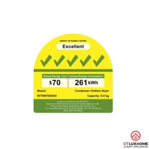 Máy sấy tụ hơi bơm nhiệt 8 Kg WTW876H8SG - 16 Máy sấy tụ hơi bơm nhiệt 8 Kg WTW876H8SG - 15