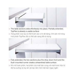 Phụ kiện bàn mở rộng 505.70.200 - 9 Phụ kiện bàn mở rộng 505.70.200 - 8