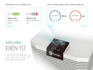 Máy Lọc Không Khí A.O.Smith KJ500F-B01 - 9 Máy Lọc Không Khí A.O.Smith KJ500F-B01 - 8