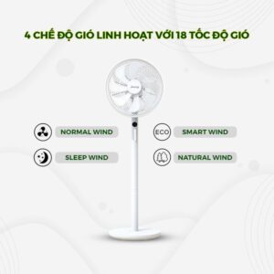 QUẠT DREAMER DHA-SSF136G ĐIỀU KHIỂN BẰNG GIỌNG NÓI - 19 QUẠT DREAMER DHA-SSF136G ĐIỀU KHIỂN BẰNG GIỌNG NÓI - 18