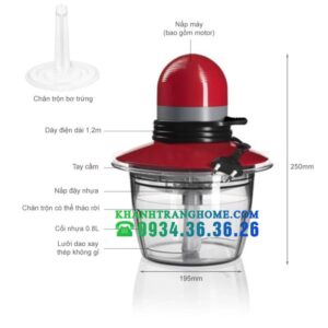 MÁY XAY THỊT MINI BOSCH MMR08R2 - 13 MÁY XAY THỊT MINI BOSCH MMR08R2 - 12