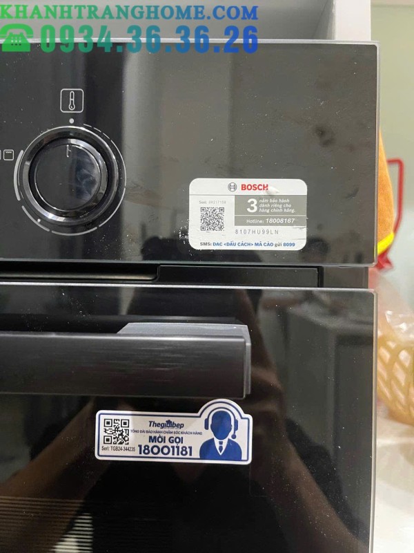 LÒ NƯỚNG ÂM TỦ BOSCH HBA5360B0K SERIE 6 71L - 41