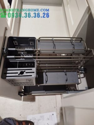 Rổ kéo để chai lọ OMERO MULTI Hafele 350mm 595.00.804 - 17 Rổ kéo để chai lọ OMERO MULTI Hafele 350mm 595.00.804 - 16