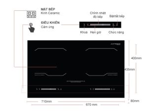 BẾP ĐIỆN TỪ HỒNG NGOẠI JUNGER MK-24