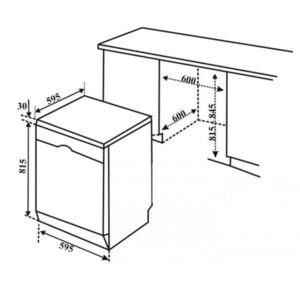 MÁY RỬA CHÉN BÁT ĐỘC LẬP BOSCH SMS2IVI61E SERIE 2 13 BỘ - 6 BOSCH SMS2IVI61E SERIE 2