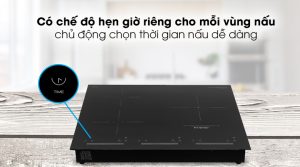 BẾP TỪ HỒNG NGOẠI BA VÙNG NẤU LẮP ÂM JUNGER CEJ-300-IIF