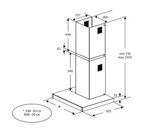 Hút mùi Beko BHCB66641BB HS MADE IN TURKEY - 3