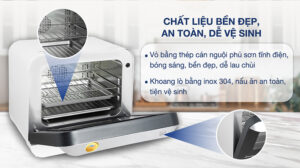 LÒ CHIÊN KHÔNG DẦU HƠI NƯỚC 18 LÍT DREAMER DKA SAF118W - 17