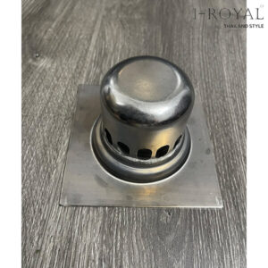 PHỄU THOÁT SÀN PHI 90 CHỐNG HÔI INOX 304 12*12 - 3