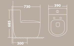 BỒN CẦU LIỀN KHỐI I-ROYAL 1052VN - 4 BỒN CẦU LIỀN KHỐI I-ROYAL 1052VN - 3