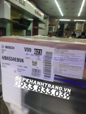 LÒ NƯỚNG ÂM TỦ BOSCH HBA534EB0K SERIE 4 MÀU ĐEN - 58 LÒ NƯỚNG ÂM TỦ BOSCH HBA534EB0K SERIE 4 MÀU ĐEN - 57